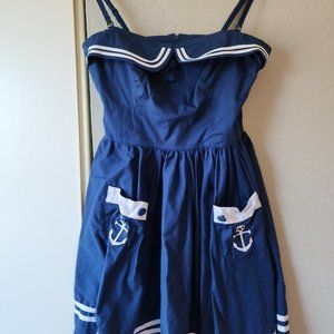 Sailor Mini Dress Size Medium
